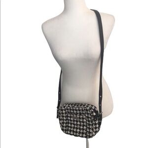 Vera Bradley Houndstooth Pattern Shoulder Bag Crossbody